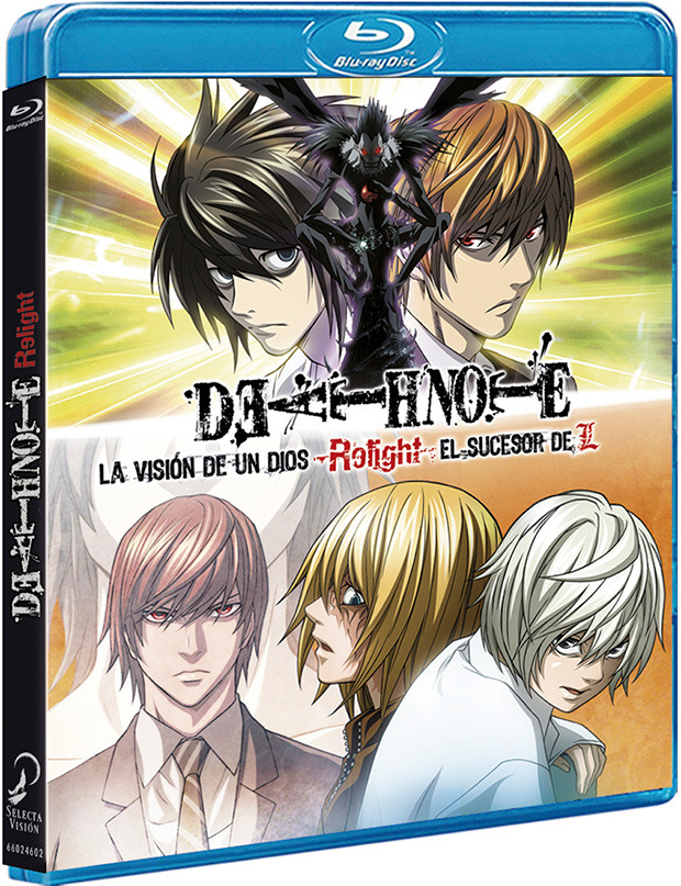 carátula Pack Death Note Relight. Las Películas Blu-ray 1