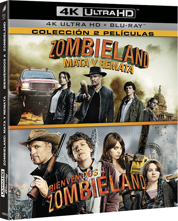 carátula Pack Bienvenidos a Zombieland + Zombieland: Mata y Remata Ultra HD Blu-ray 2