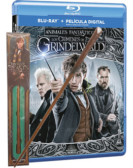 Animales Fantásticos: Los Crímenes de Grindelwald + Varita Blu-ray