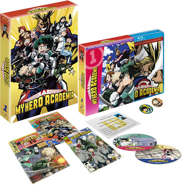 carátula My Hero Academia - Primera Temporada (Edición Coleccionista) Blu-ray 1