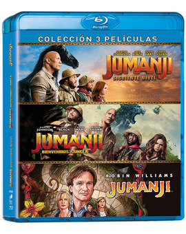 Pack Jumanji + Jumanji: Bienvenidos a la Jungla + Jumanji: Siguiente Nivel Blu-ray