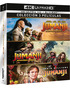 Pack Jumanji + Jumanji: Bienvenidos a la Jungla + Jumanji: Siguiente Nivel Ultra HD Blu-ray