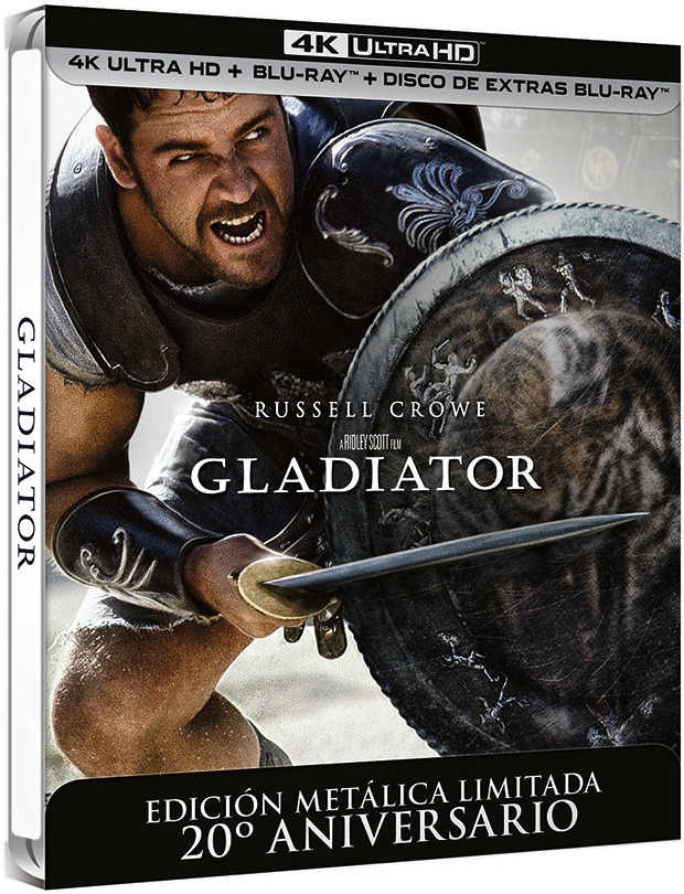 Gladiator (El Gladiador) - Edición Metálica 20º Aniversario Ultra HD Blu-ray