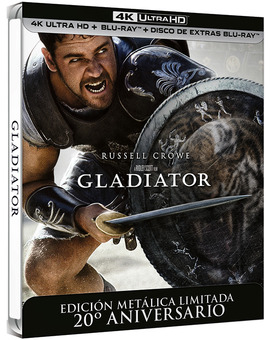 Gladiator (El Gladiador) - Edición Metálica 20º Aniversario Ultra HD Blu-ray