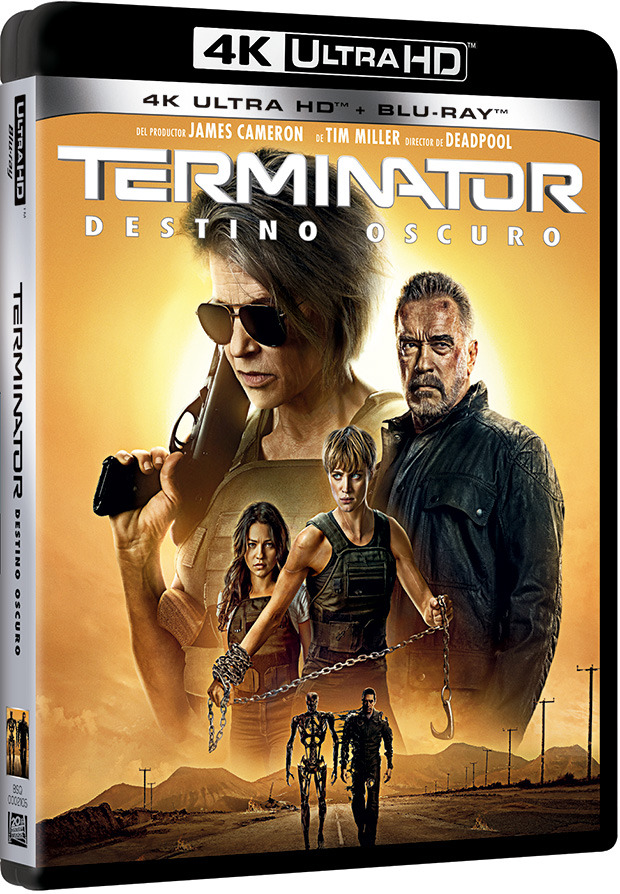 carátula Terminator: Destino Oscuro Ultra HD Blu-ray 1