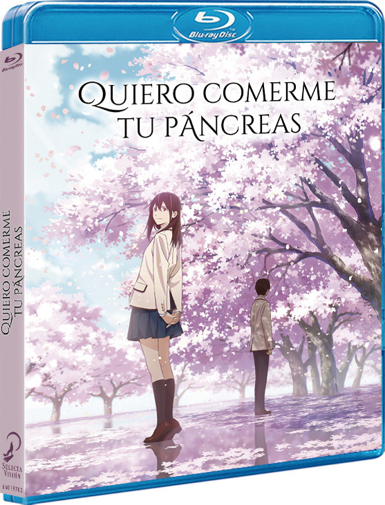 carátula Quiero comerme tu Páncreas Blu-ray 1