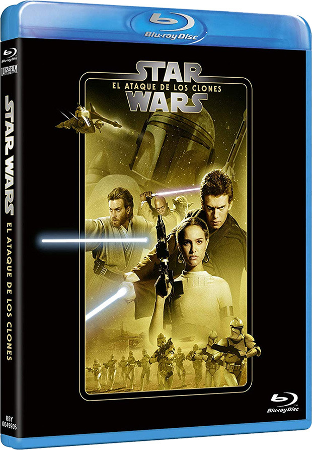 carátula Star Wars Episodio II: El Ataque de los Clones Blu-ray 1