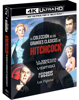 La Colección de los Grandes Clásicos de Alfred Hitchcock Ultra HD Blu-ray