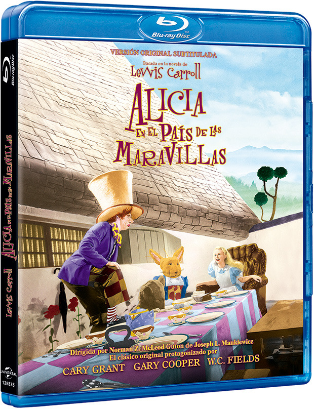 carátula Alicia en el País de las Maravillas Blu-ray 1