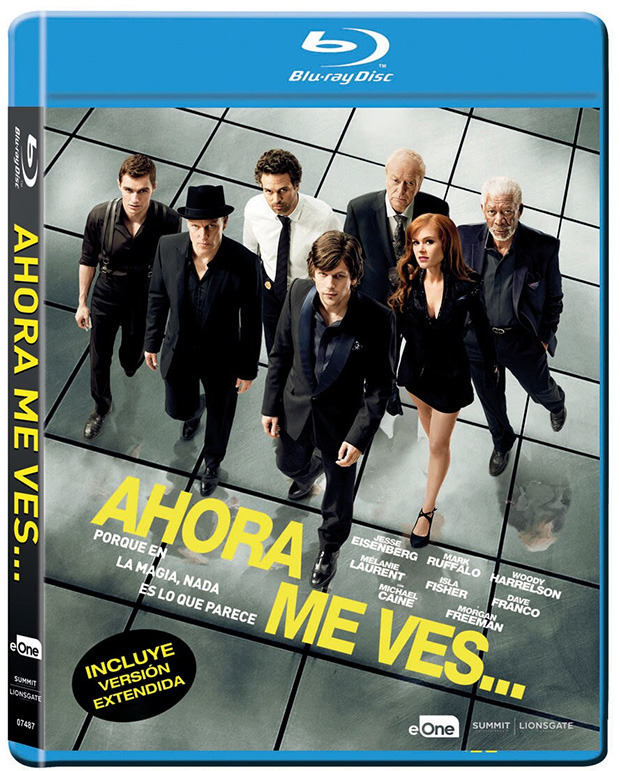 carátula Ahora me Ves... Blu-ray 1