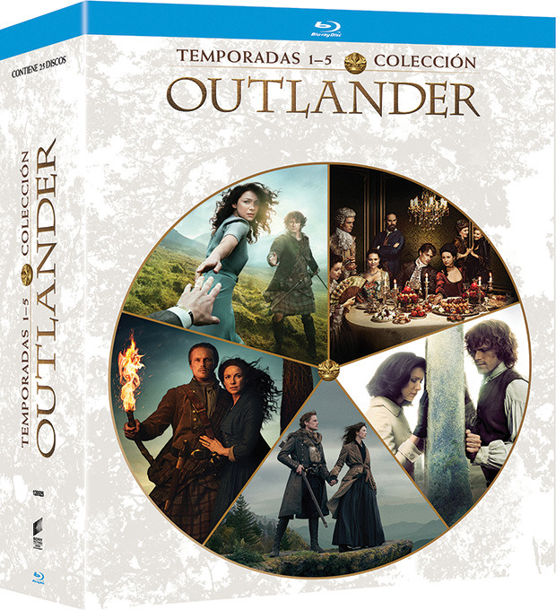 carátula Outlander - Temporadas 1 a 5 Blu-ray 2