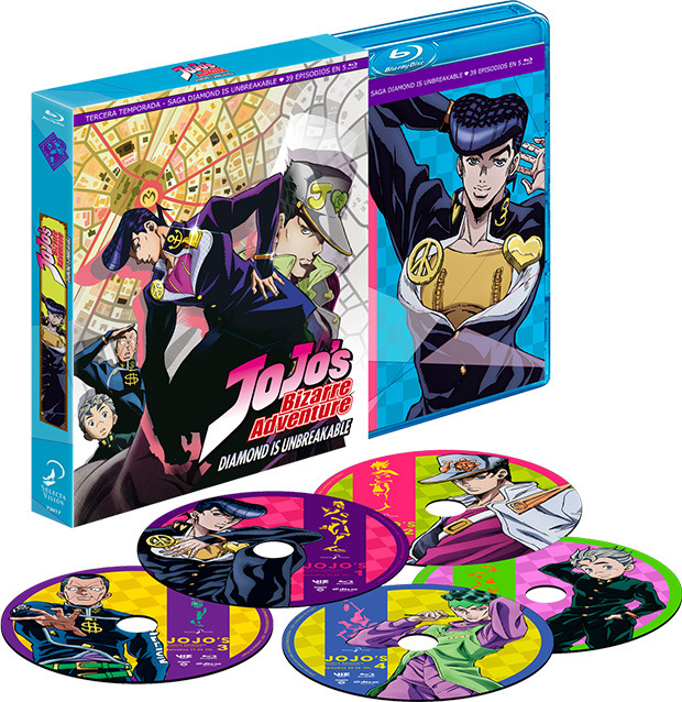 JoJo's Bizarre Adventure Temporada 3 - Saga Diamond is Unbreakable Blu-ray