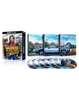 Trilogía Regreso al Futuro - Edición Metálica 35º Aniversario Ultra HD Blu-ray