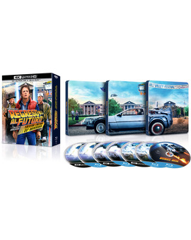 Trilogía Regreso al Futuro - Edición Metálica 35º Aniversario Ultra HD Blu-ray