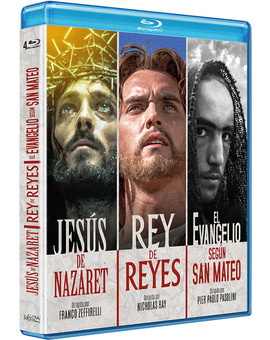 Pack Jesús de Nazaret + Rey de Reyes + El Evangelio según San Mateo Blu-ray