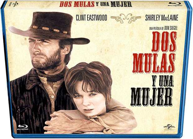 carátula Dos Mulas y una Mujer - Edición Horizontal Blu-ray 1