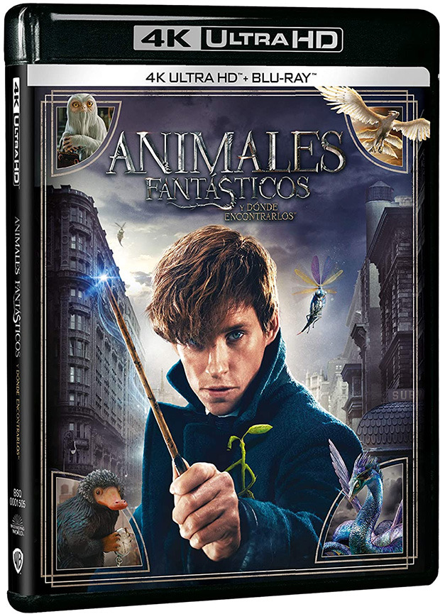 carátula Animales Fantásticos y Dónde Encontrarlos Ultra HD Blu-ray 1