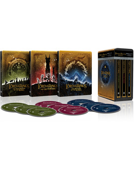 Trilogía El Señor de los Anillos - Versión Extendida (Edición Metálica) Ultra HD Blu-ray