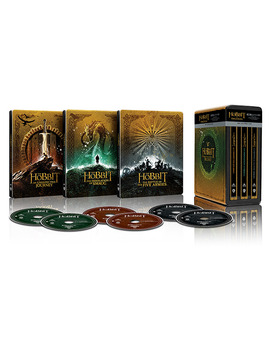 Trilogía El Hobbit - Versión Extendida (Edición Metálica) Ultra HD Blu-ray