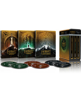 Trilogía El Hobbit - Versión Extendida (Edición Metálica) Ultra HD Blu-ray