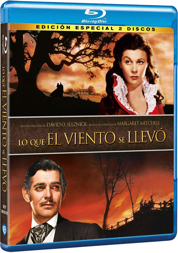 carátula Lo que el Viento se Llevó Blu-ray 1