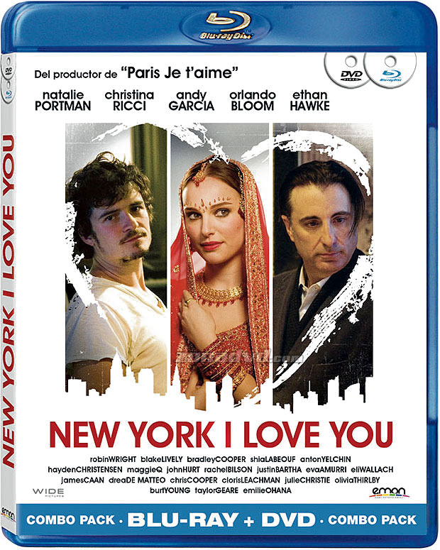 carátula New York, I Love You (Combo Blu-ray + DVD) Blu-ray 1