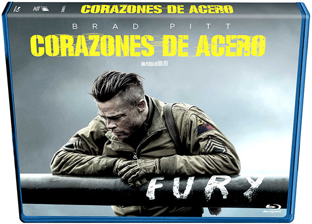 carátula Corazones de Acero - Edición Horizontal Blu-ray 1