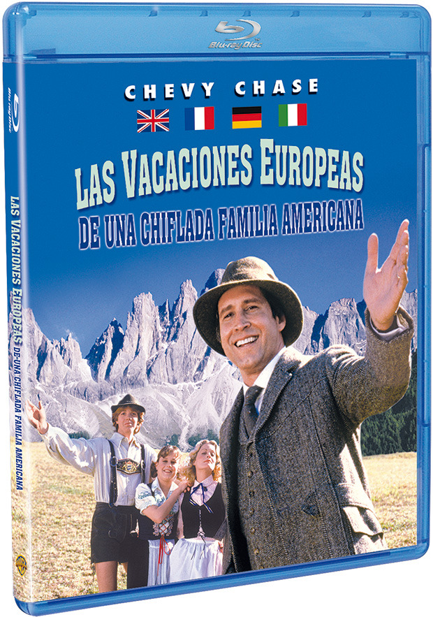 carátula Las Vacaciones Europeas de una Chiflada Familia Americana Blu-ray 2