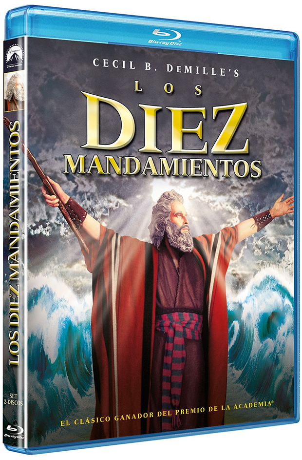 carátula Los Diez Mandamientos Blu-ray 1