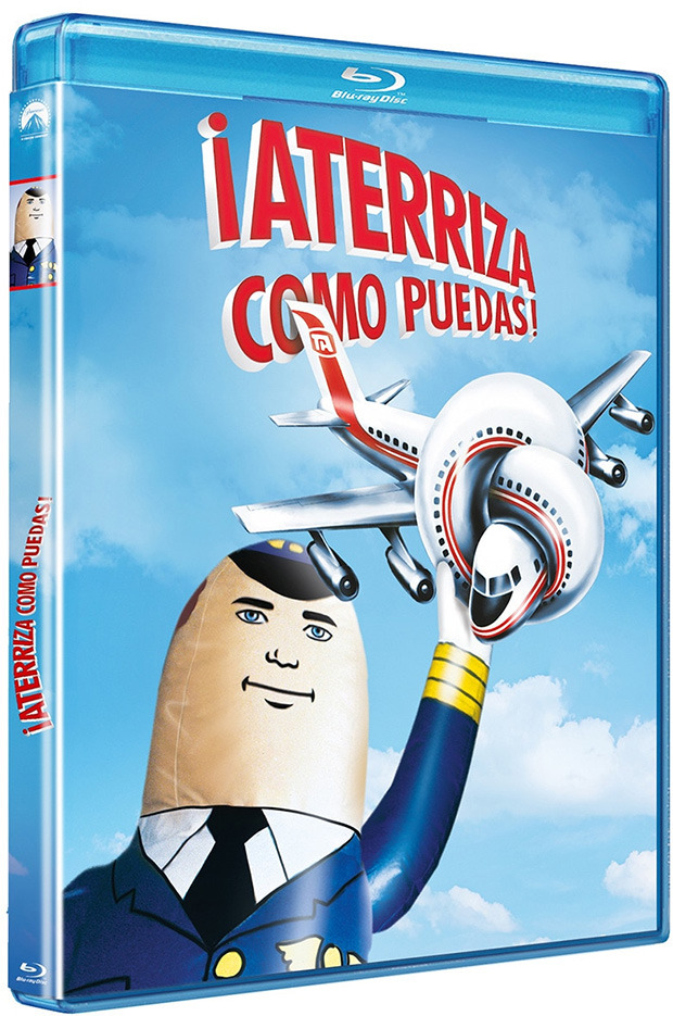 carátula Aterriza Como Puedas Blu-ray 1