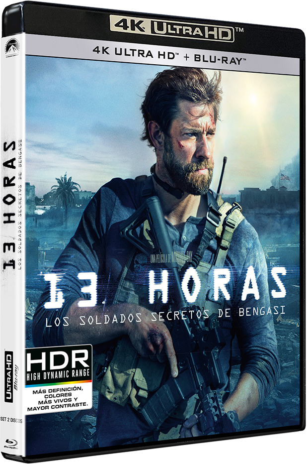 carátula 13 Horas: Los Soldados Secretos de Bengasi Ultra HD Blu-ray 1