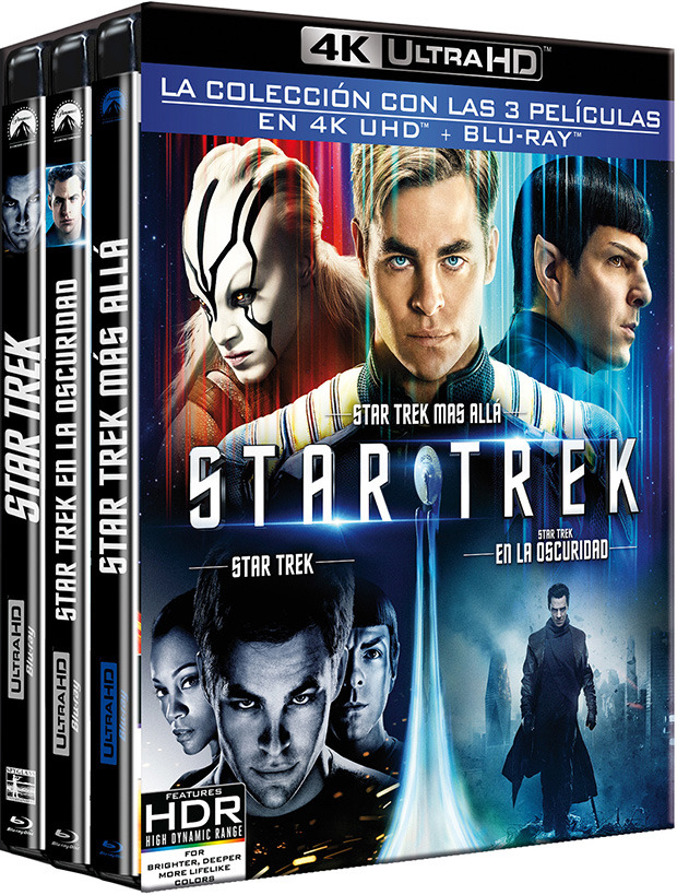 Star Trek - Colección de 3 Películas Ultra HD Blu-ray