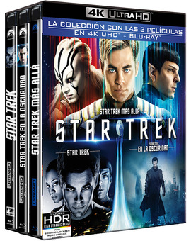 Star Trek - Colección de 3 Películas en UHD 4K/