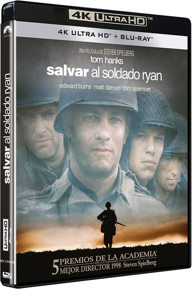 carátula Salvar al Soldado Ryan Ultra HD Blu-ray 1