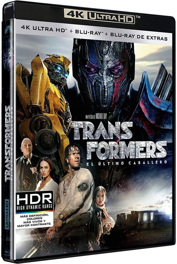 carátula Transformers: El Último Caballero Ultra HD Blu-ray 1