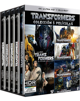 Transformers - Colección 5 Películas Ultra HD Blu-ray