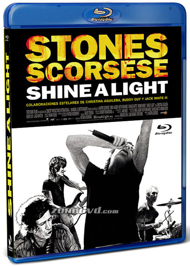 carátula Rolling Stones, Shine a Light  (Combo Blu-ray + DVD) Blu-ray 1