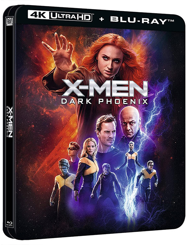 carátula X-Men: Fénix Oscura - Edición Metálica Lenticular Ultra HD Blu-ray 1