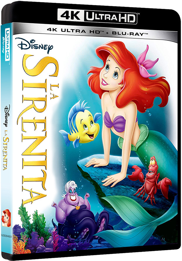 carátula La Sirenita Ultra HD Blu-ray 1