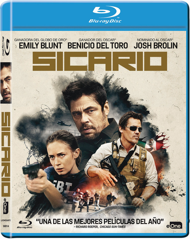 carátula Sicario Blu-ray 1