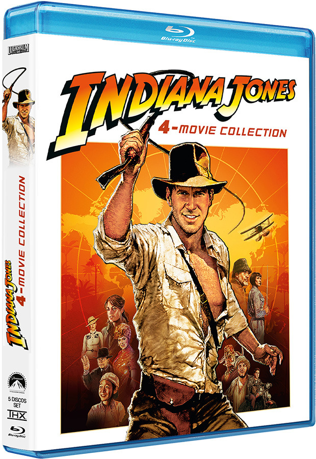 carátula Indiana Jones - Las Aventuras Completas Blu-ray 1