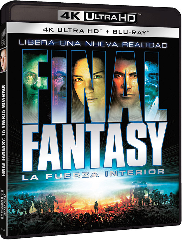 carátula Final Fantasy: La Fuerza Interior Ultra HD Blu-ray 1