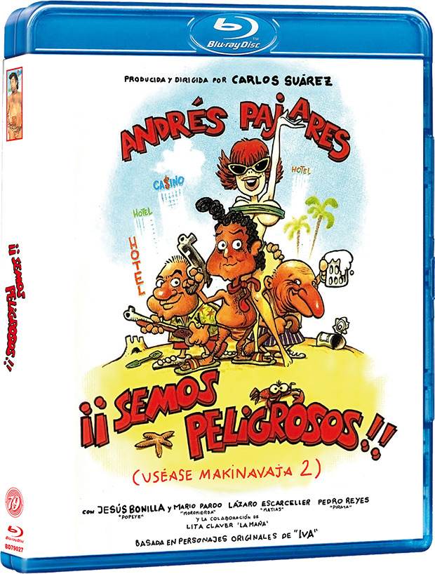 carátula ¡Semos Peligrosos! (Uséase Makinavaja 2) Blu-ray 1