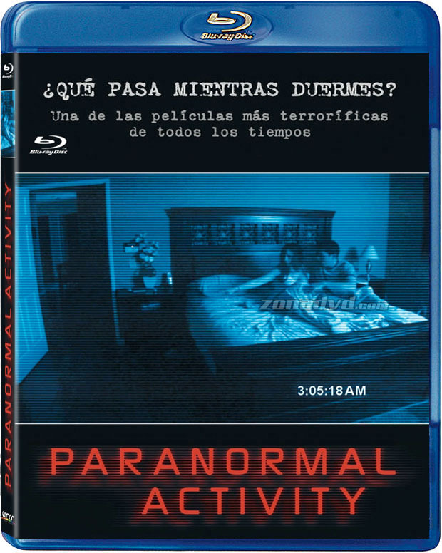 carátula Paranormal Activity Blu-ray 1