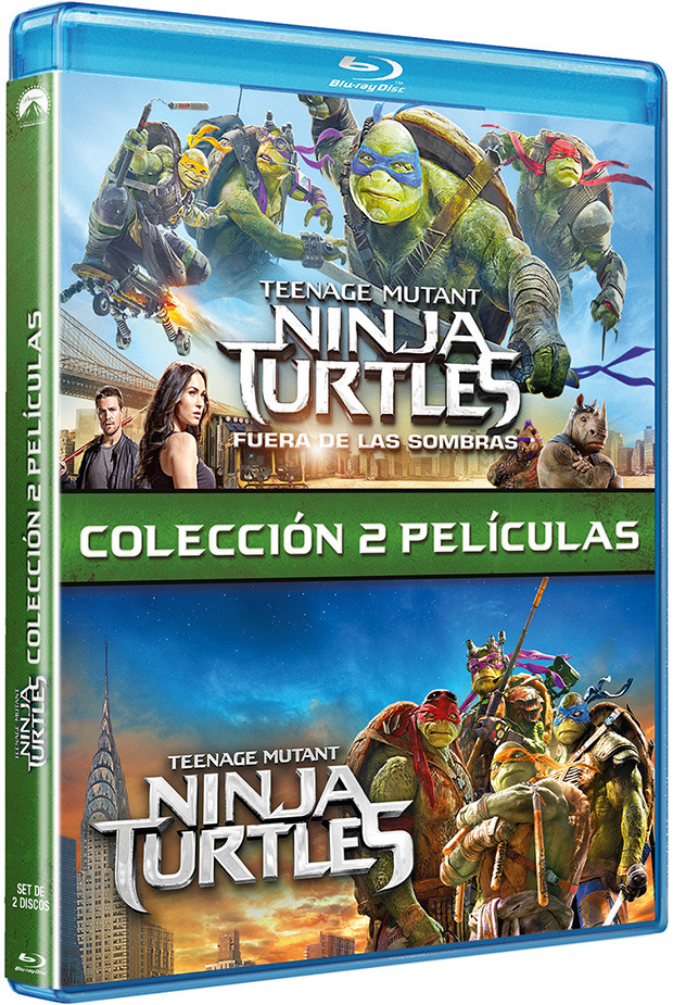 carátula Pack Ninja Turtles + Ninja Turtles: Fuera de las Sombra Blu-ray 1