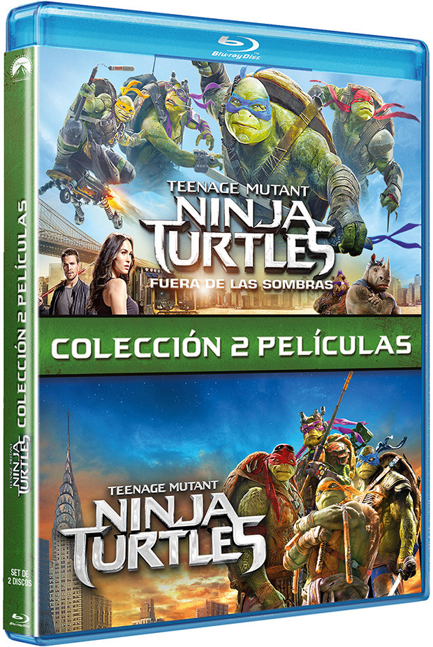 Pack Ninja Turtles + Ninja Turtles: Fuera de las Sombra Blu-ray