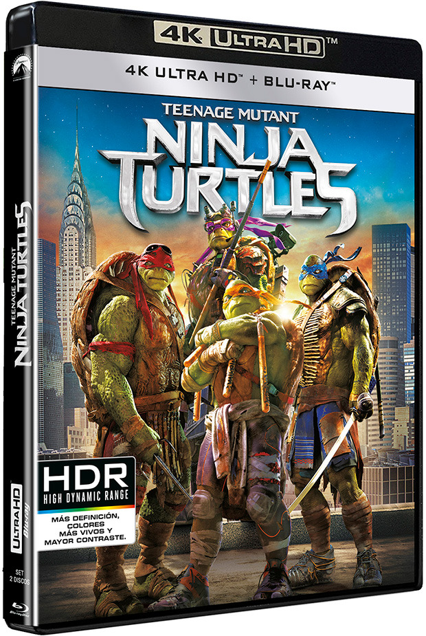 carátula Ninja Turtles Ultra HD Blu-ray 1