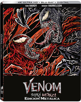 Venom: Habrá Matanza - Edición Metálica Ultra HD Blu-ray