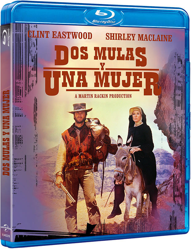 carátula Dos Mulas y una Mujer Blu-ray 1