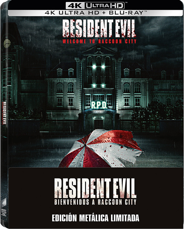 carátula Resident Evil: Bienvenidos a Raccoon City Ultra HD Blu-ray 1